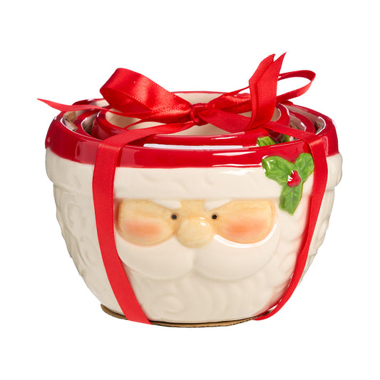 Christmas Santa Bowls Set of 3