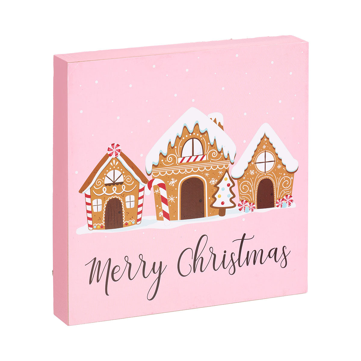 Christmas Tabletop Plaque 20x20cm Assorted