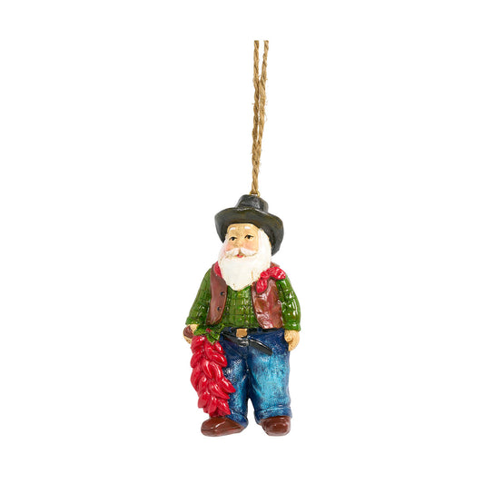 Christmas Tree Decoration Cowboy Santa