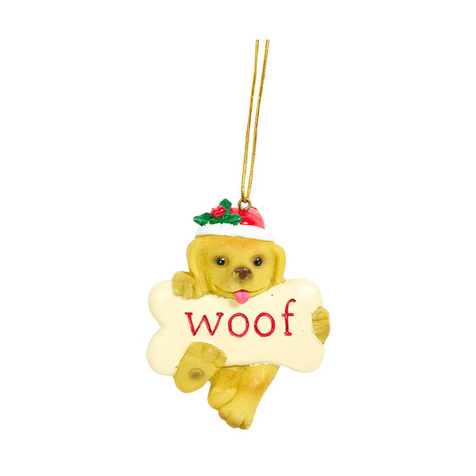 Christmas Tree Decoration Dog With Bone/Cat With Fish