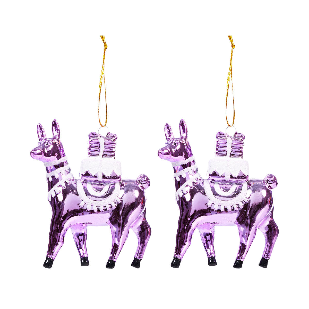 Christmas Llamas 2pk Assorted