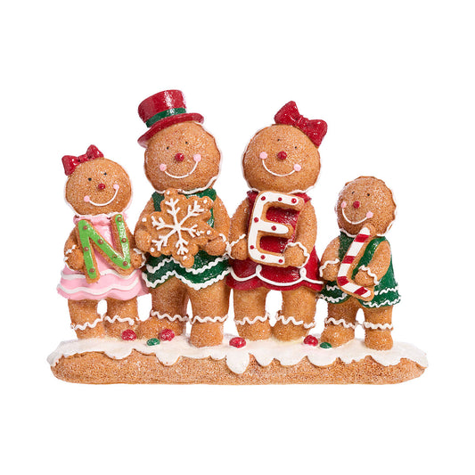 Christmas Figurine Gingerbread Family