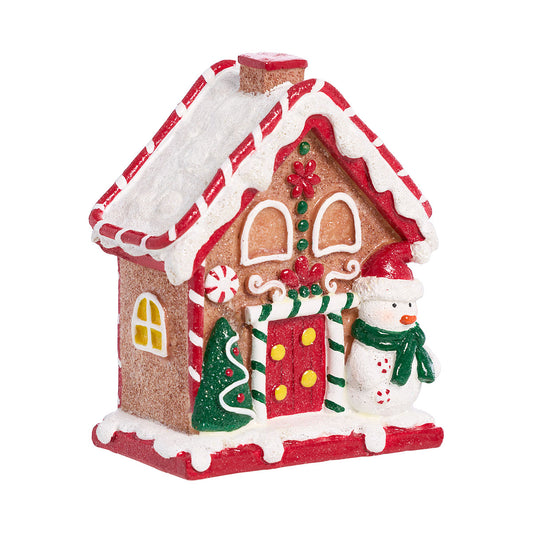 Christmas Gingerbread House Large Figurine Assorted