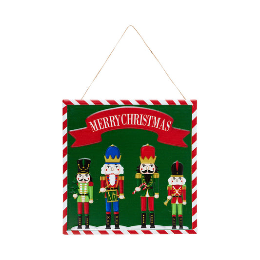 Christmas Metal Wall Plaque Assorted