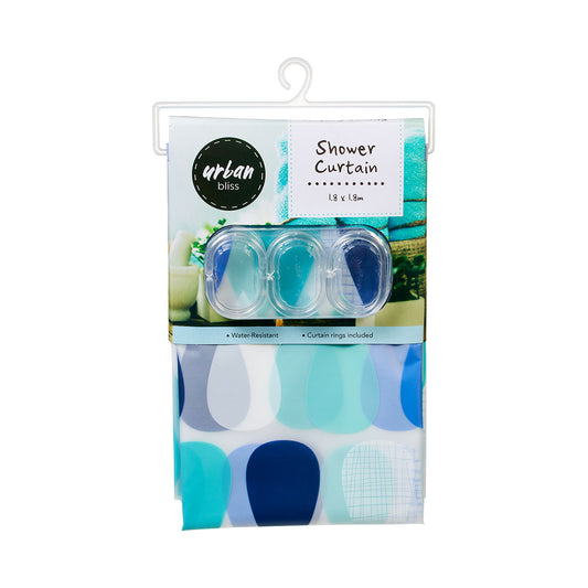 Shower Curtain With Rings Assorted