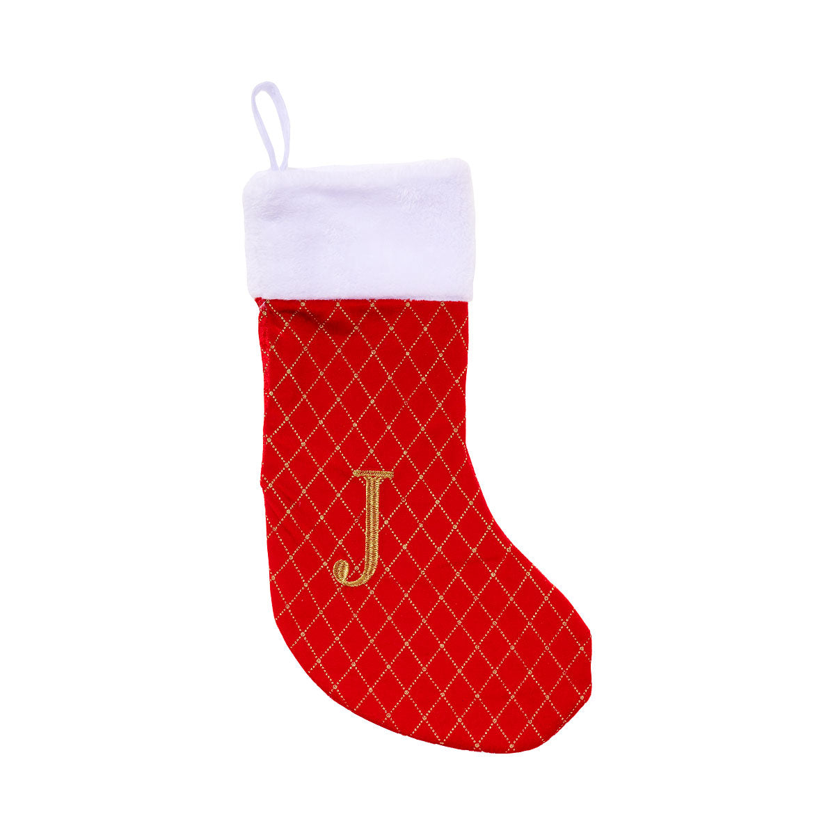 Christmas Monogram Stocking Assorted