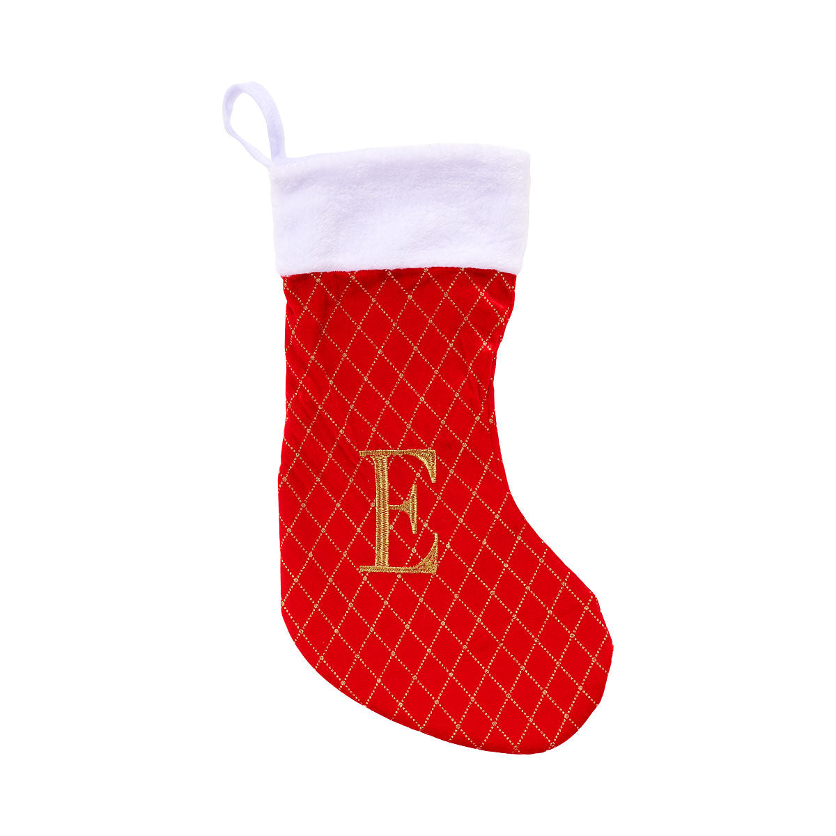 Christmas Monogram Stocking Assorted