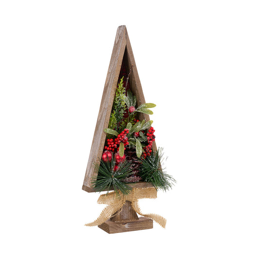 Christmas Tree Wooden Triangle