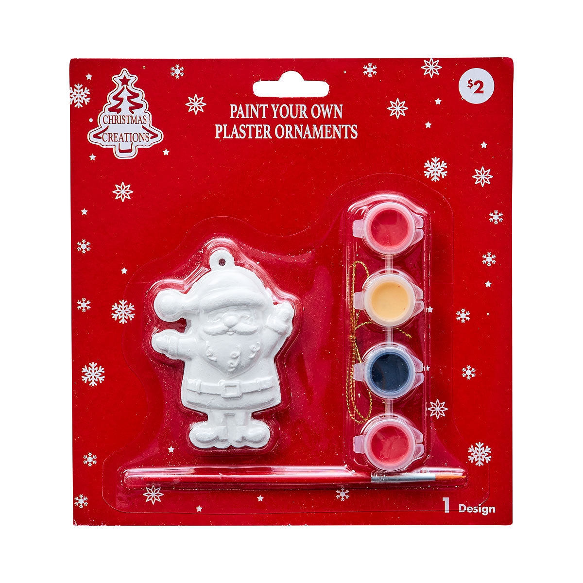 Christmas Plaster Paint Assorted