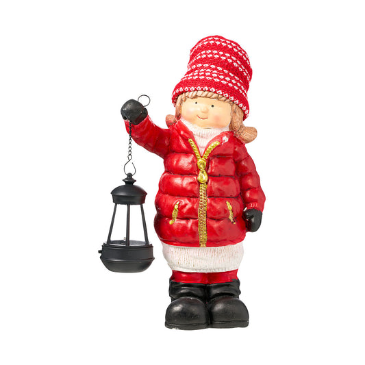 Christmas Solar Caroler Figurine Assorted