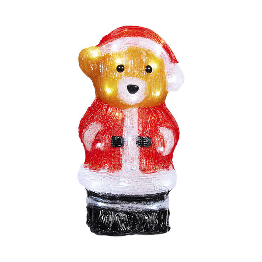 Christmas Battery-Operated Acetate Bear Figurine