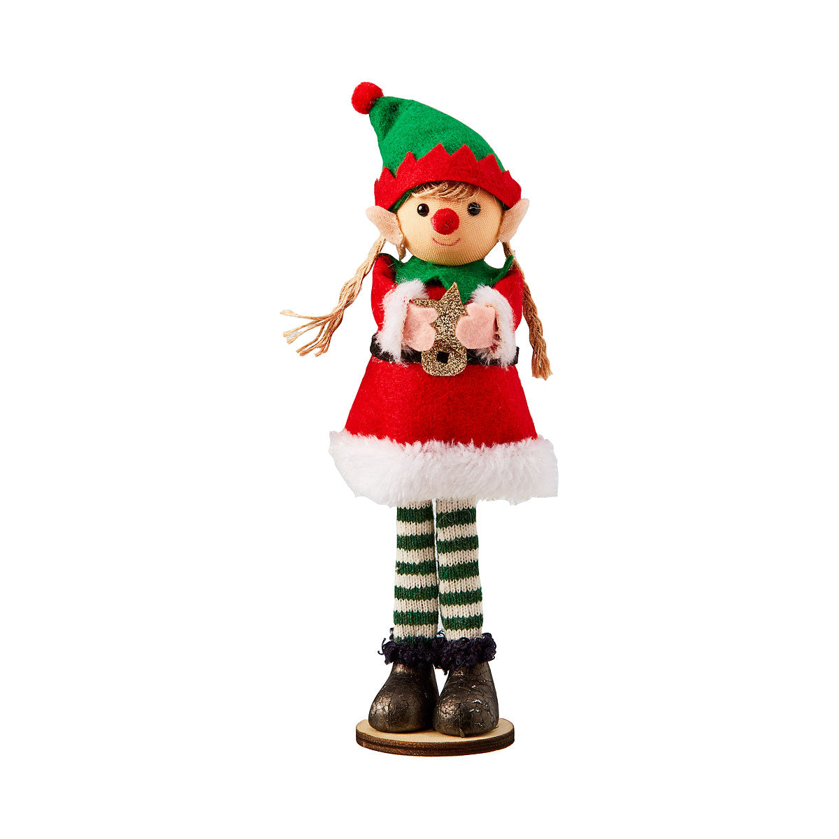 Christmas Standing Elf Figurine Assorted