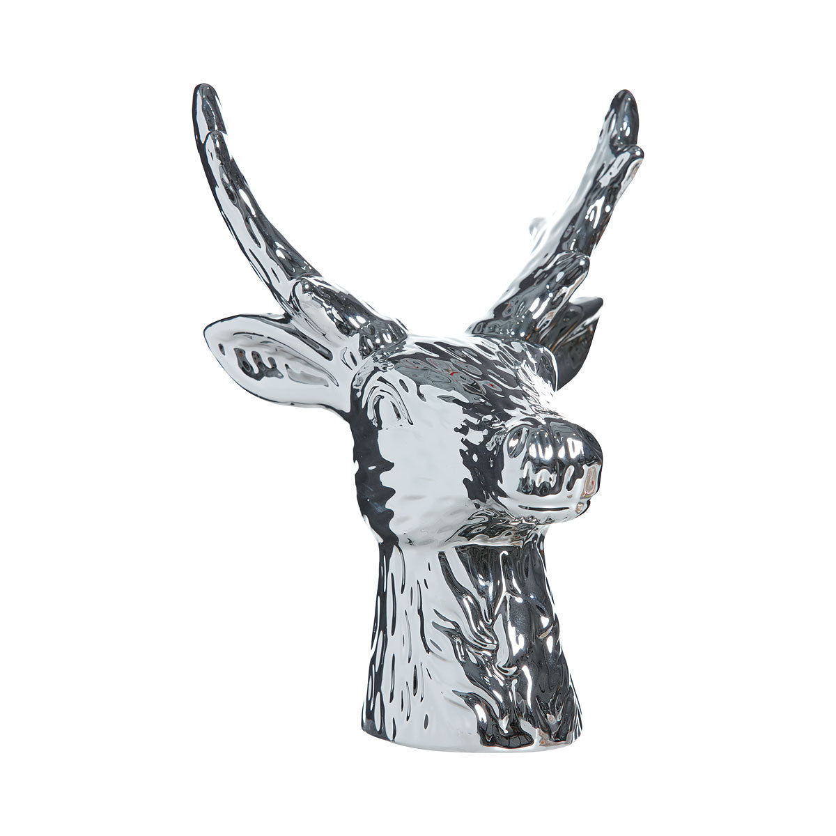 Christmas Electroplated Stag Head