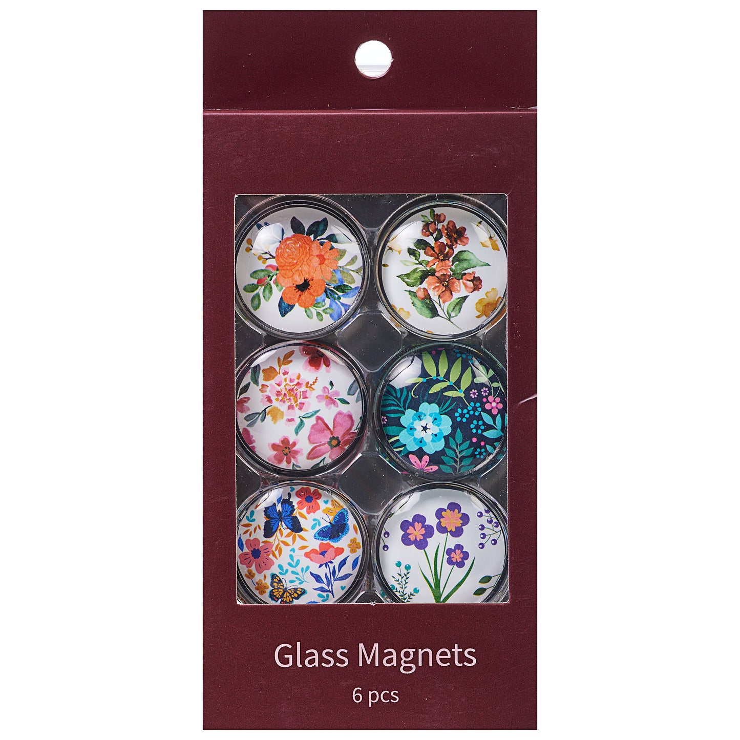 Blossoms Magnets 6pk Assorted