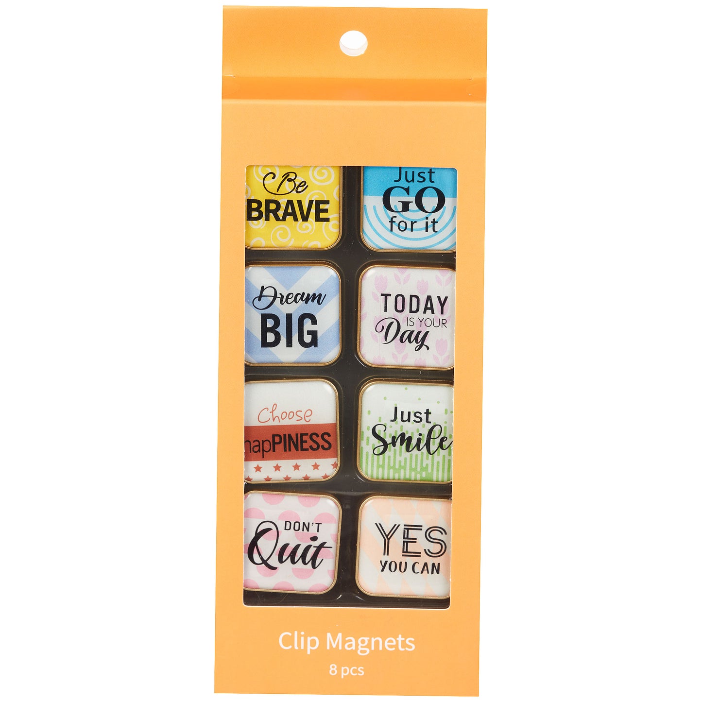 Positive Clip Magnets 8pk Assorted