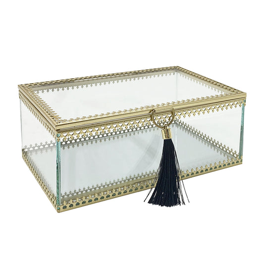 Jewellery Box Glass Tassel