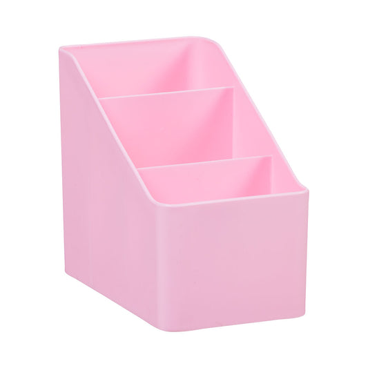 Plastic Pen Cup 3 Compartment Assorted