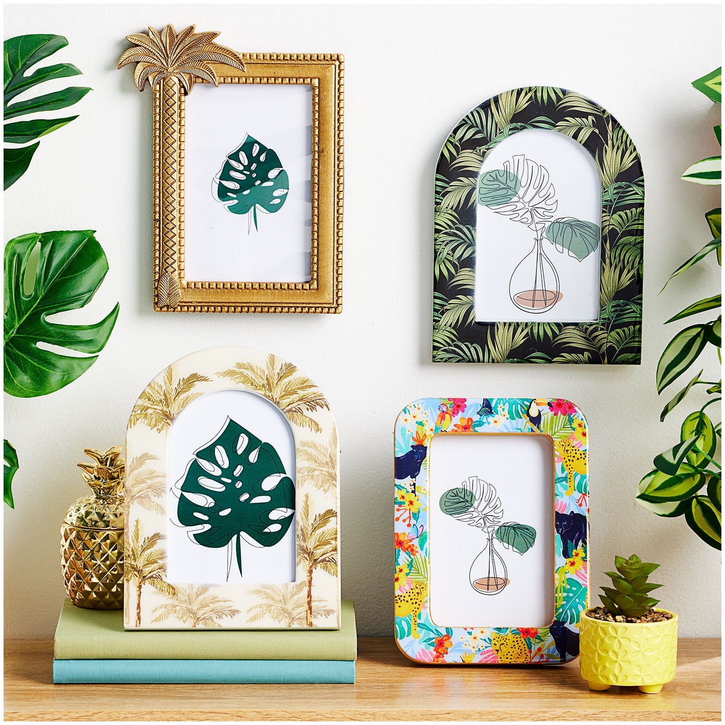 Jungle Arch Photo Frame 4x6" Assorted