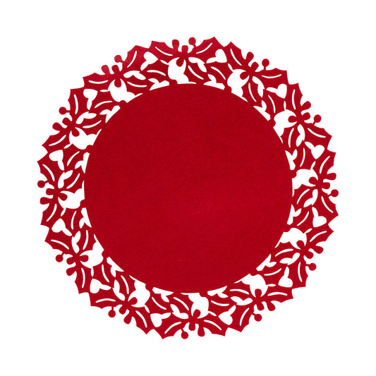 Christmas Felt Laser-Cut Placemat Assorted