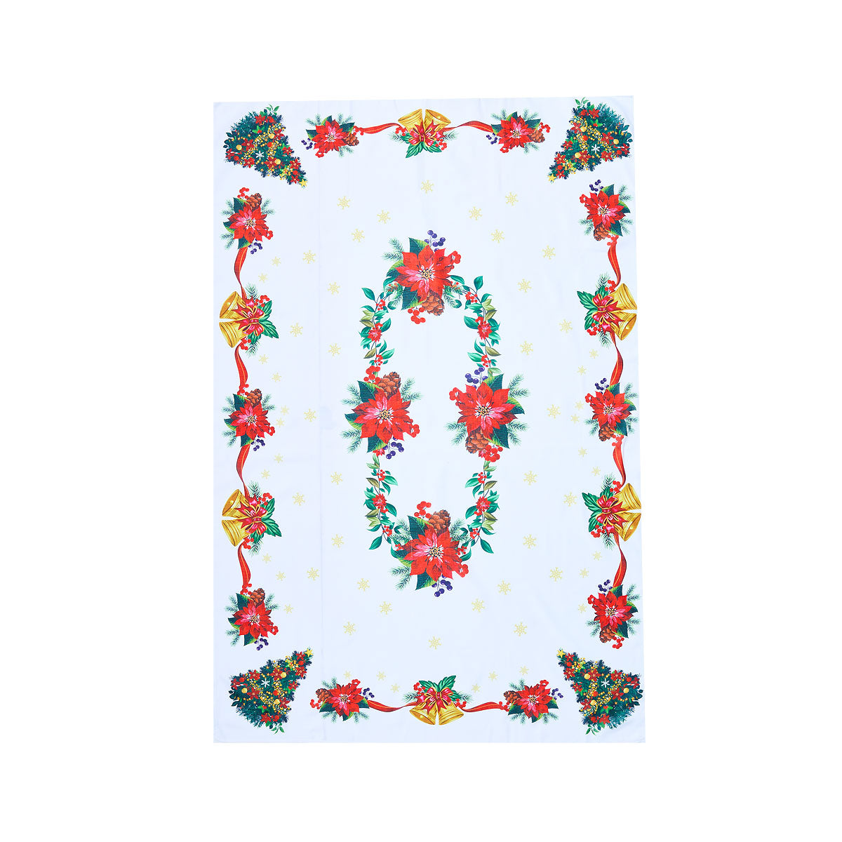 Christmas Printed Fabric Tablecloth 150x225cm