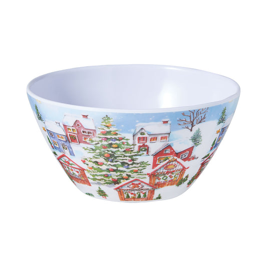 Christmas Melamine Bowl 15cm Assorted