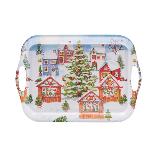 Christmas Melamine Tray Large Assorted