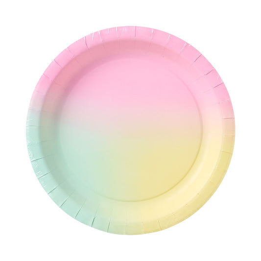 Party Dinner Plate Ombre 16pk