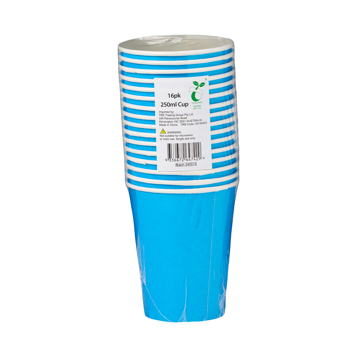 Blue Cup 250mL 16pk