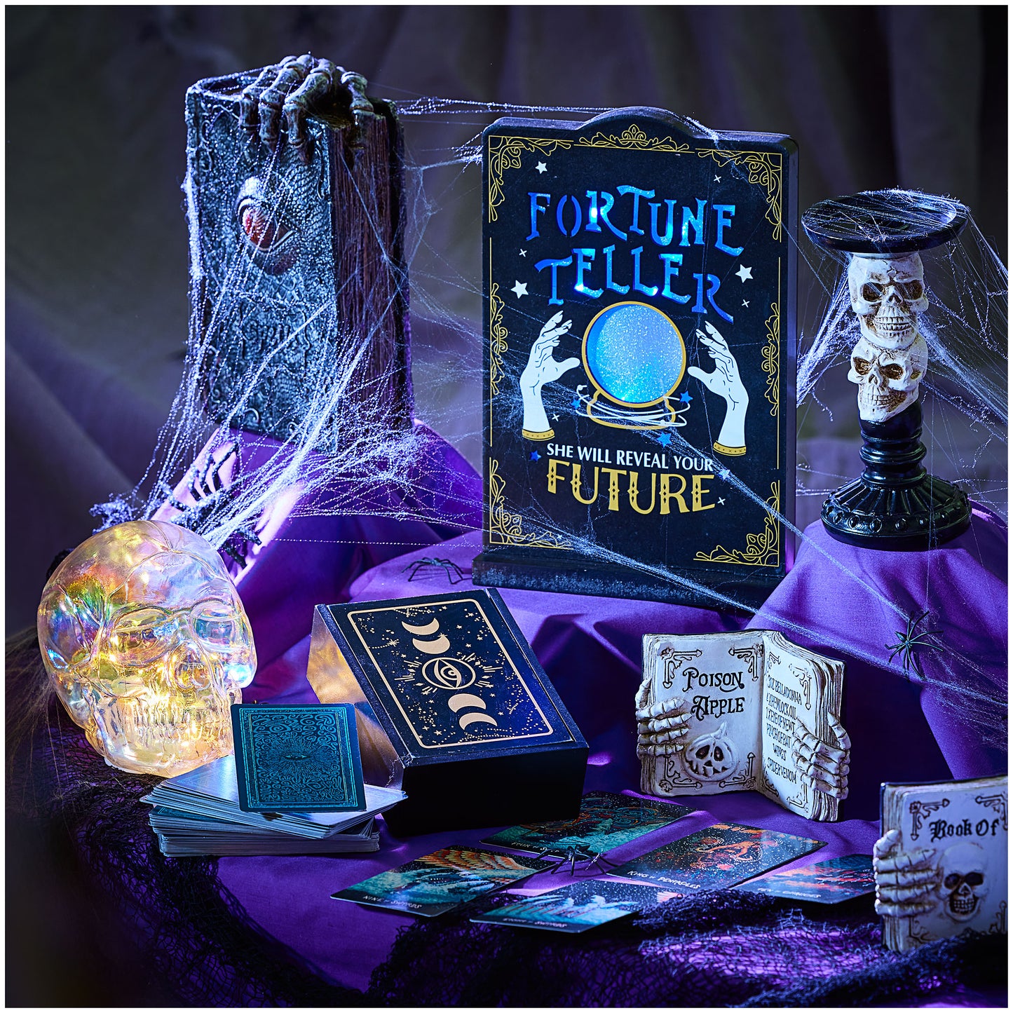 Halloween Battery-Operated Fortune Sign