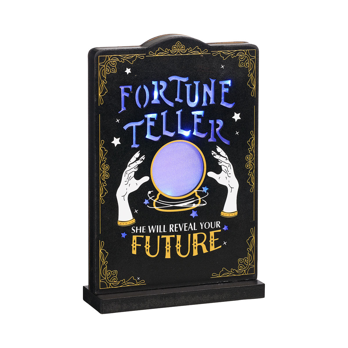 Halloween Battery-Operated Fortune Sign