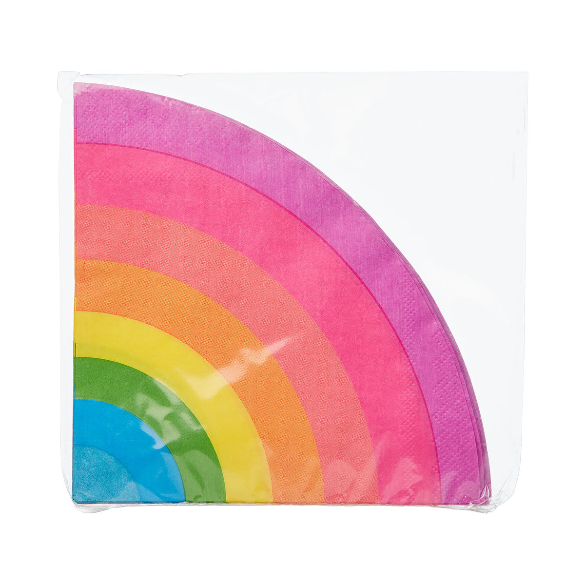 Napkin Rainbow Shape-Cut 20pk