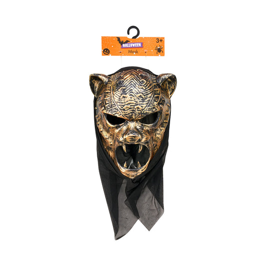 Halloween Hooded Plastic Mask Assorted