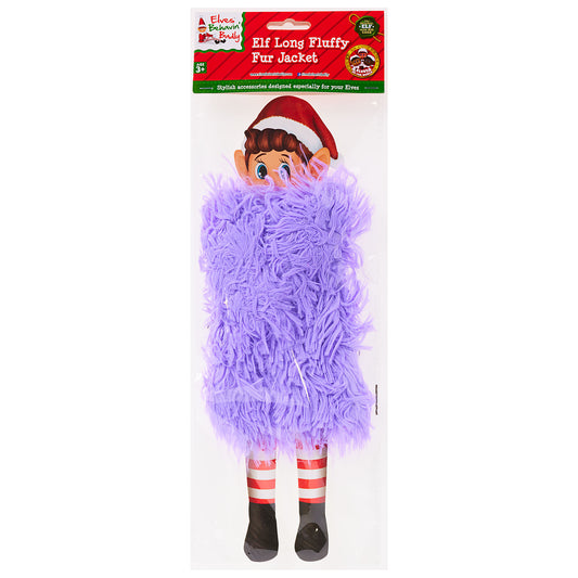 Christmas Elf Long Fur Jacket