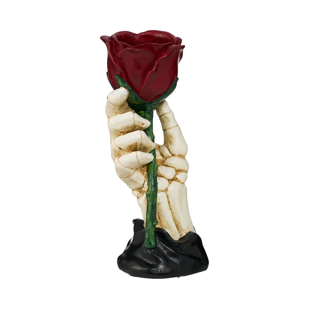 Halloween Candle Holder Hand Rose