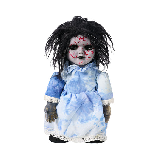 Halloween Battery-Operated Moving Doll With Sound