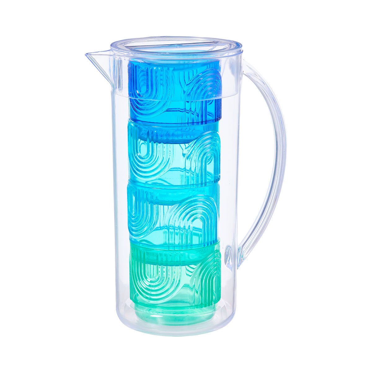 Havana Jug With 4 Tumblers 3L Assorted