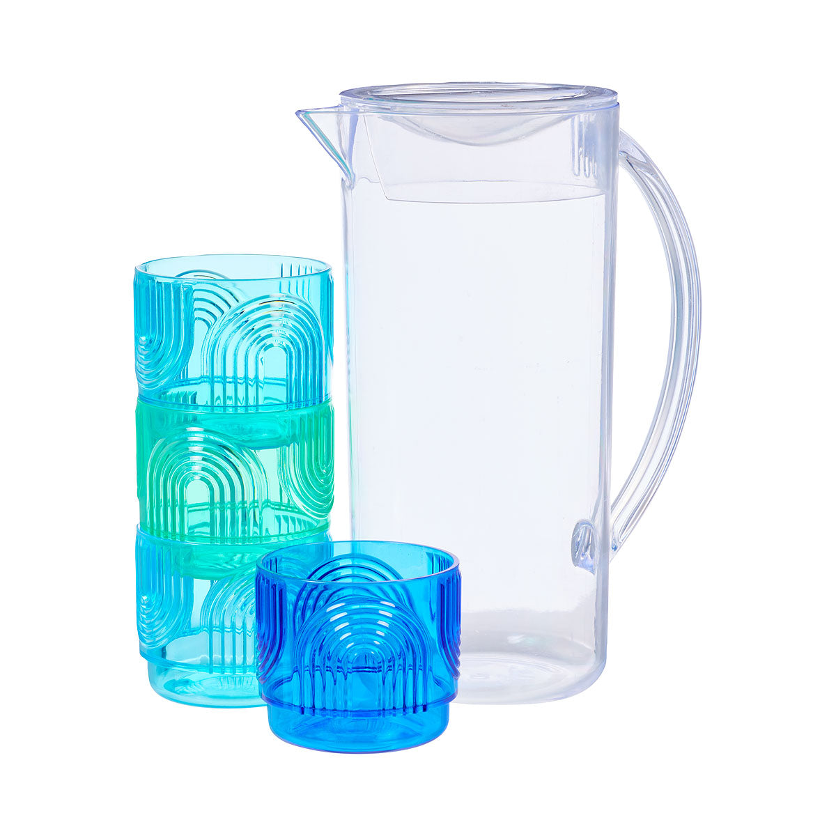 Havana Jug With 4 Tumblers 3L Assorted