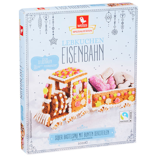 Weiss Lebkuchen Train DIY Kit 1035g