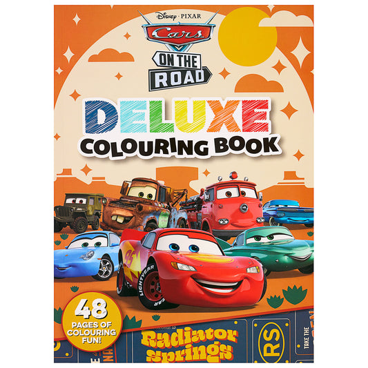 Colouring Book Deluxe Cars On The Road