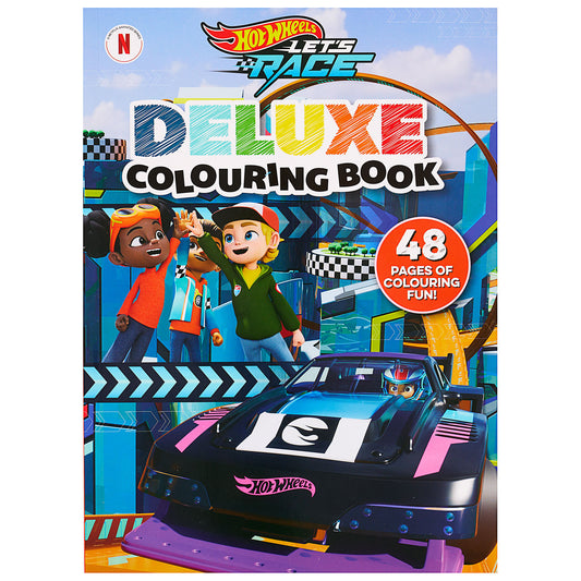 Colouring Book Deluxe Hot Wheels