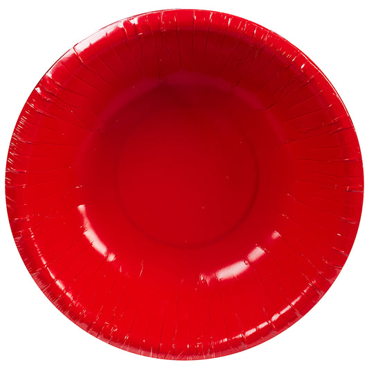 Party Bowl Red 18cm 16pk