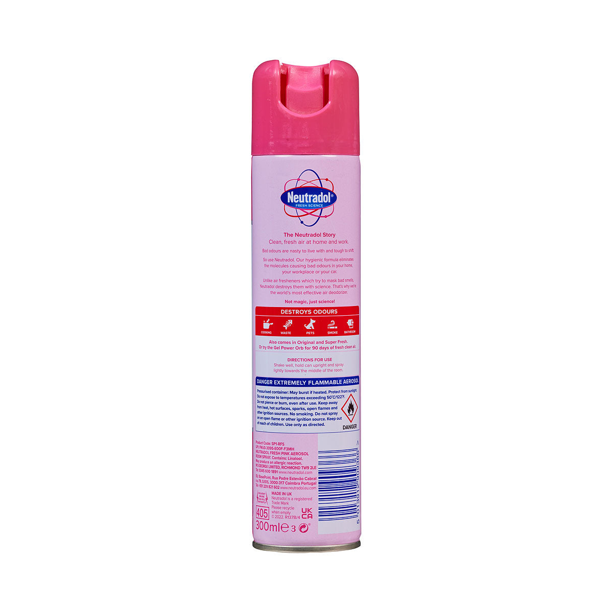 Neutradol Carpet Deodoriser Fresh Pink 300mL