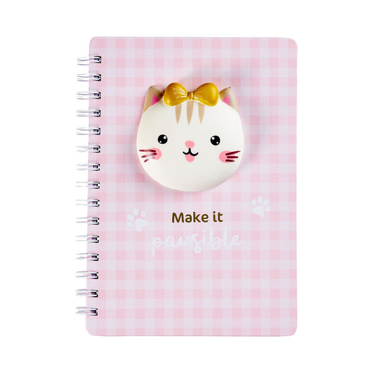 Notebook Squishy Cat A5