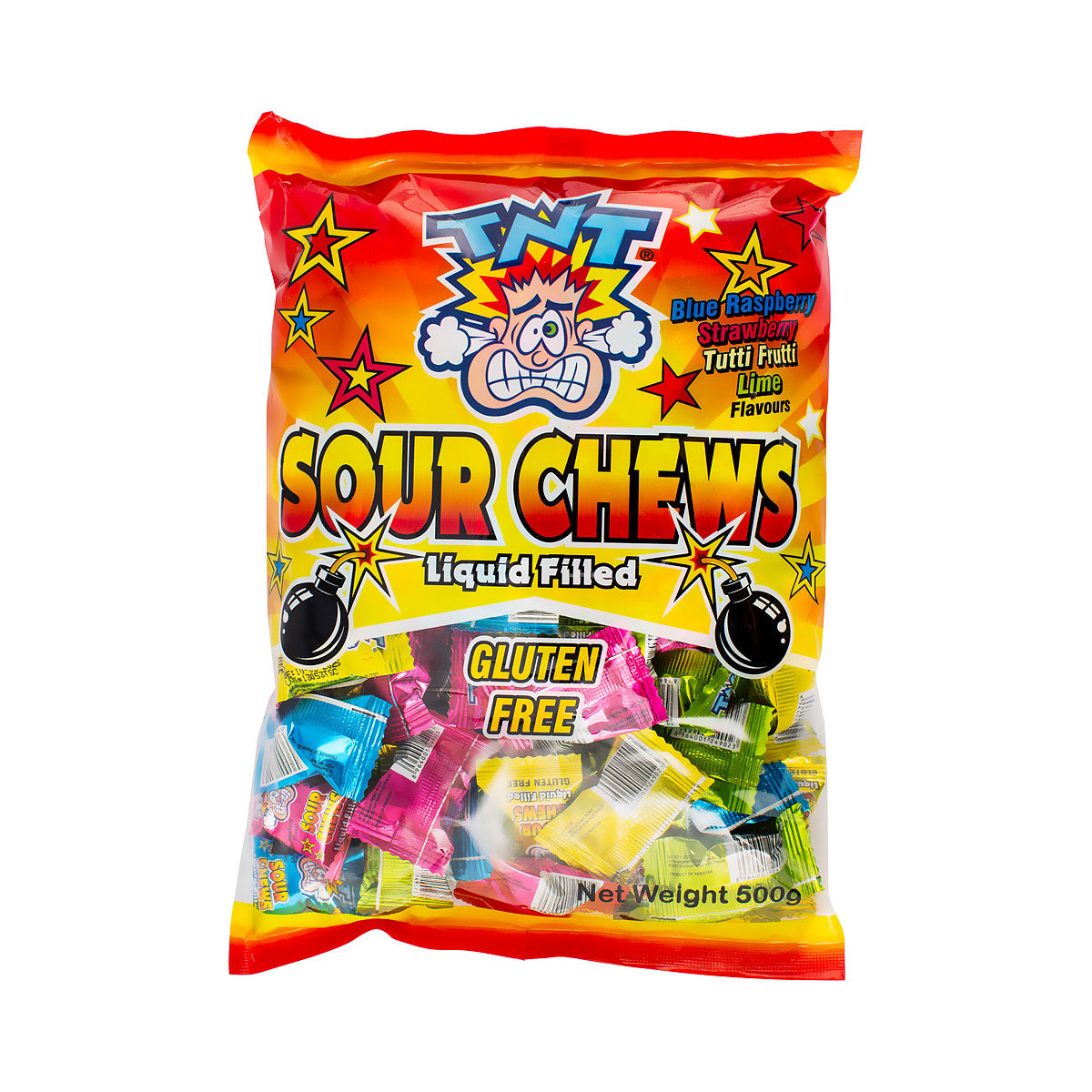 TNT Sour Chews 500g