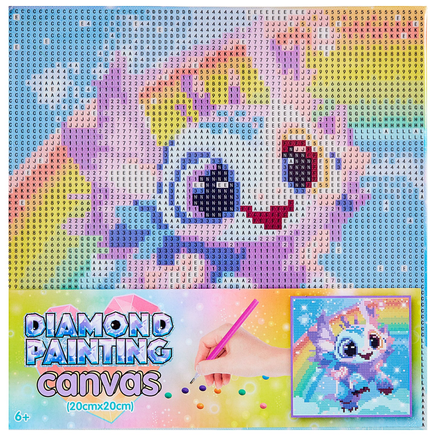 Diamond Painting Canvas 20x20cm