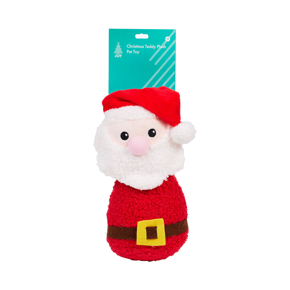 Christmas Teddy Plush Pet Toy Assorted