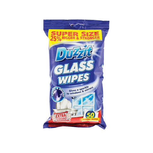 Duzzit Glass Wipes 50pk