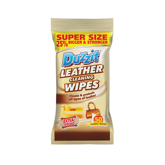 Duzzit Leather Cleaning Wipes 50pk