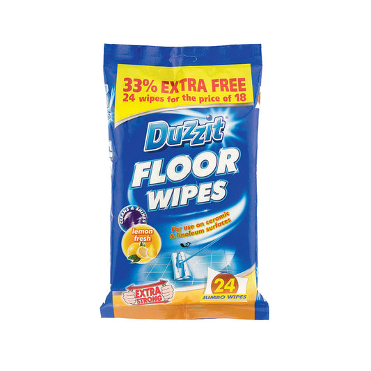 Duzzit Floor Wipes 24pk