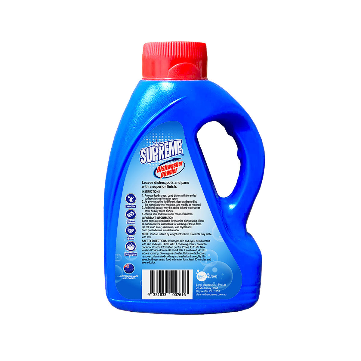 Supreme Dishwasher Powder 1kg